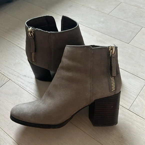 Suede Booties - Picture 1 of 6